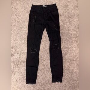 Refuge Black Skinny Jeans